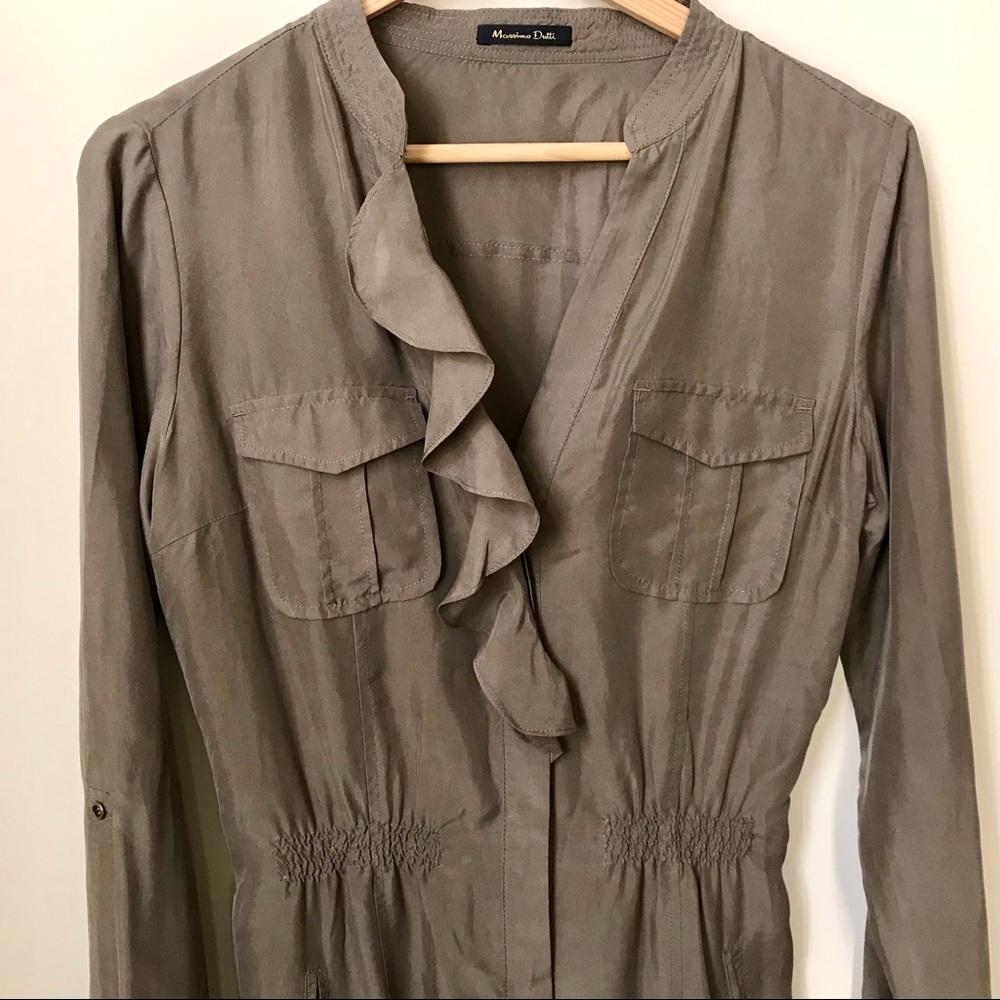 Massimo Dutti 100% Silk Dress